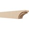 Ekena Millwork 4in. W x 4in. H x 20in. L Rivera Woodgrain TimberThane Rafter Tail, Primed Tan RFTUR04X04X20RIVRCPR - alternate 1